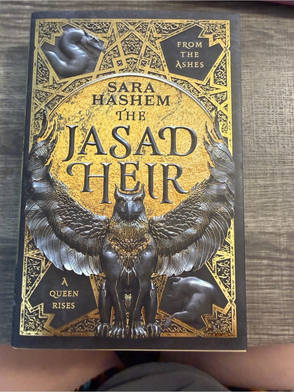 The Jasad Heir Hardcover - Illumicrate Edition-Gold and Black Cover